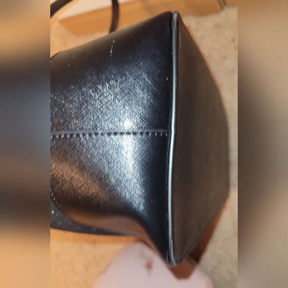 Kate Spade black sparkle tote bag purse - Picture 6 of 9